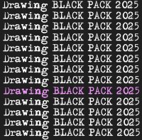  Drawing "BLACK PACK 2025 A" / ドローイング ブラックパック 福袋