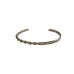 画像1: INDIAN JEWELRY  NAVAJO族 SILVER STAMP&TWIST HALF BANGLE /ナバホ族 シルバー スタンプワーク ツイスト ハーフ バングル インディアンジュエリー (1) (1)