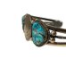 画像8: INDIAN JEWELRY  Taos Pueblo族 lawrence archuleta作 SILVER×KINGMANTURQUOISE COIN BANGLE /タオスプエブロ族 シルバー コイン キングマンターコイズ バングル インディアンジュエリー 