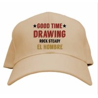  Drawing (ドローイング) ORIGINAL GOODTIME LOGO 6PANEL CAP BEIGE/ オリジナル グッドタイム ロゴ 6パネル キャップ ベージュ