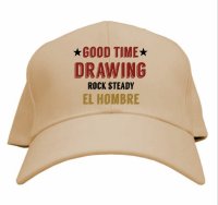  Drawing (ドローイング) ORIGINAL GOODTIME LOGO 6PANEL CAP BEIGE/ オリジナル グッドタイム ロゴ 6パネル キャップ ベージュ