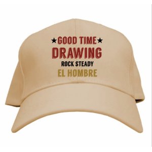 画像1:  Drawing (ドローイング) ORIGINAL GOODTIME LOGO 6PANEL CAP BEIGE/ オリジナル グッドタイム ロゴ 6パネル キャップ ベージュ