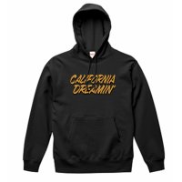  Drawing (ドローイング) ORIGINAL California Dreamin' pull parka ORANGE×BLACK/ オリジナル カリフォルニアドリーミング 夢のカリフォルニア プルパーカー オレンジ ブラック