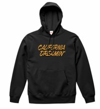  Drawing (ドローイング) ORIGINAL California Dreamin' pull parka ORANGE×BLACK/ オリジナル カリフォルニアドリーミング 夢のカリフォルニア プルパーカー オレンジ ブラック