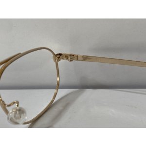 画像9: Maruman TITANOS マルマン チタノス T1421 PURE TITANIUM ティアドロップ メガネ GOLD SIZE54/ 眼鏡 ゴールド 日本製 ピュア チタン 