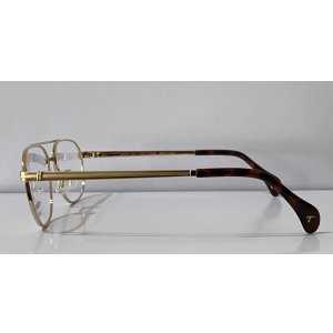 画像5: Maruman TITANOS マルマン チタノス T1421 PURE TITANIUM ティアドロップ メガネ GOLD SIZE54/ 眼鏡 ゴールド 日本製 ピュア チタン 