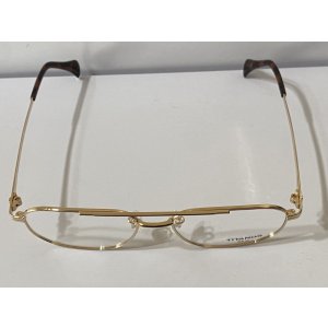 画像3: Maruman TITANOS マルマン チタノス T1421 PURE TITANIUM ティアドロップ メガネ GOLD SIZE54/ 眼鏡 ゴールド 日本製 ピュア チタン 