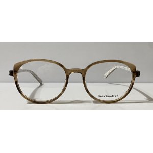 画像1: marimekko (マリメッコ) 32-0052-01 Hannele ウェリントン メガネ CLEAR BROWN  / クリアブラウン  花柄 眼鏡