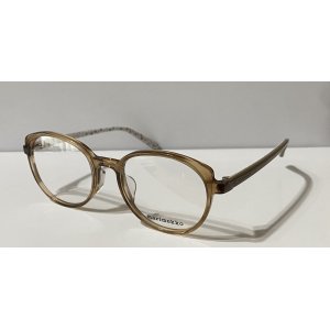 画像2: marimekko (マリメッコ) 32-0052-01 Hannele ウェリントン メガネ CLEAR BROWN  / クリアブラウン  花柄 眼鏡