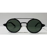 John Lennon (ジョンレノン) JL-523 col.4  ラウンド ティアドロップ サングラス MATT BLACK× GREEN LENS /マットブラック グリーンレンズ