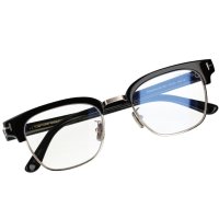 TOMFORD  (トムフォード) TF6016KB 001 サーモント メガネ アイウェア ブラック×ゴールド / ブロウタイプ 眼鏡 BLACK×GOLD
