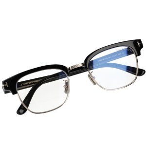 画像1: TOMFORD  (トムフォード) TF6016KB 001 サーモント メガネ アイウェア ブラック×ゴールド / ブロウタイプ 眼鏡 BLACK×GOLD