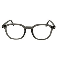 TOMFORD  (トムフォード) FT6010KB col.020 Shiny Grey ウエリントン メガネ アイウェア シャイニーグレー/ 眼鏡 ブルーカットレンズ 