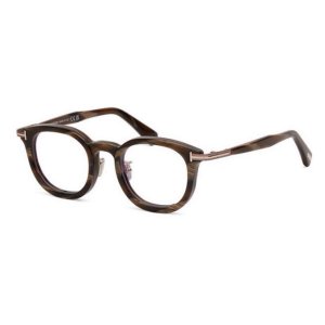 画像2: TOMFORD  (トムフォード) FT6009KB col.062 Brown Horn ボストン メガネ アイウェア ブラウンホーン/ 眼鏡 ブルーカットレンズ 