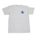 画像1:  【SPECIAL COLOR】Drawing (ドローイング) ORIGINAL STAR TEE WHITE×NAVY-ORANGE / オリジナル スター Ｔシャツ ホワイト ネイビー オレンジ (1)