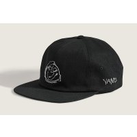 USA買付 VANS Reserve Jockey Hat BLACK /ヴァンズ バンズ ロゴ スクリーンプリント キャップ ブラック