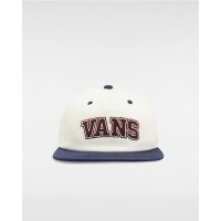 USA買付 VANS Property Of Low Unstructured Hat NATURAL×NAVY×BROWN /ヴァンズ バンズ ロゴ刺繍 キャップ ナチュラル×ネイビー×ブラウン
