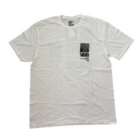 USA買付 VANS CHECKERED STACK TEE WHITE/  バンズ Ｔシャツ USAモデル ホワイト