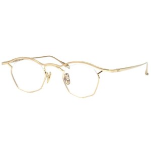 画像2: TITANOS × FACTORY900 (チタノス×ファクトリー900) MF002 01 41 PURE TITANIUM オクタゴン メガネ GOLD / 眼鏡 ゴールド 日本製 ピュア チタン 