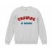 画像1: Drawing (ドローイング) ORIGINAL ARCH LOGO SWEAT PULLOVER ASH×BURGUNDY×NAVY/ オリジナル アーチロゴ スウェット プルオーバー  バーガンディ ネイビー (1)