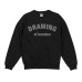 画像1: Drawing (ドローイング) ORIGINAL ARCH LOGO SWEAT PULLOVER BLACK×GRAY / オリジナル アーチロゴ スウェット プルオーバー ブラック (1)