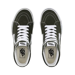画像4: USA買付 Vans Sk8-Hi  SUEDE Forest Night ×True White/ヴァンズ バンズ スケート ハイ スケハイ レザー スウェード フォレストナイト×トゥルーホワイト