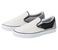 USA買付 Vans Classic Slip-On Mix & Match BLACK×TRUE WHITE /ヴァンズ バンズ クラシック スリッポン ミックス ブラック×トゥルーホワイト