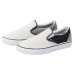 画像1: USA買付 Vans Classic Slip-On Mix & Match BLACK×TRUE WHITE /ヴァンズ バンズ クラシック スリッポン ミックス ブラック×トゥルーホワイト (1)