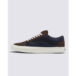 画像2: USA買付 VANS Old Skool Pig Suede Shoe BROWN×NAVY/ヴァンズ バンズ オールドスクール ピッグスウェード ブラウン×ネイビー【箱無し】
