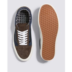 画像3: USA買付 VANS Old Skool Pig Suede Shoe BROWN×NAVY/ヴァンズ バンズ オールドスクール ピッグスウェード ブラウン×ネイビー【箱無し】