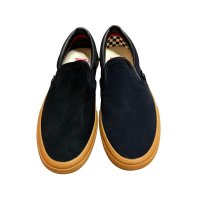 USA買付 Vans SKATE Slip-On BLACK /ヴァンズ バンズ スケート スリッポン ガムソール ブラック