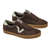 USA買付 Vans SPORT LOW  CHOCOLATE BROWN /ヴァンズ バンズ スポーツロー スウェード ガムソール チョコレートブラウン