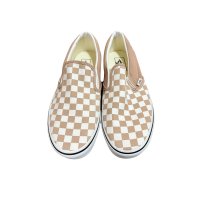 USA買付 Vans Classic Slip-On Warm Taupe Brown/ヴァンズ バンズ クラシック スリッポン チェッカー柄 
