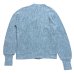画像2: 80年代 VINTAGE 古着 JC Penney The Fox Sweater アクリル カーディガン GRAY/ヴィンテージ グレー (2)