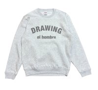 Drawing (ドローイング) ORIGINAL ARCH LOGO SWEAT PULLOVER ASH×GRAY / オリジナル アーチロゴ スウェット プルオーバー グレー