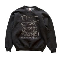 90年代 VINTAGE 古着 Peter Max ピーターマックス SWEAT BLACK/ ヴィンテージ スウェット ブラック