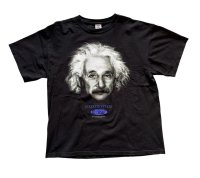 90年代 VINTAGE 古着 ALBERT EINSTEIN  Tシャツ BLACK/ ヴィンテージ アルベルト アインシュタイン ブラック