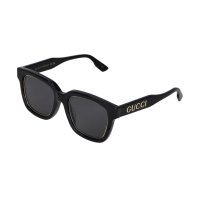 GUCCI (グッチ) GG1136SA 001 スクエア サングラス BLACK× SMOKE LENS /ブラック スモークレンズ