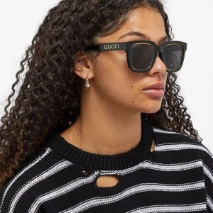 画像8: GUCCI (グッチ) GG1136SA 001 スクエア サングラス BLACK× SMOKE LENS /ブラック スモークレンズ