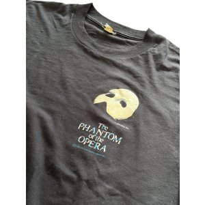 画像4: 80年代 VINTAGE 古着 "The PHANTOM of the OPERA" オペラ座の怪人 Tシャツ BLACK/ ヴィンテージ  ブラック