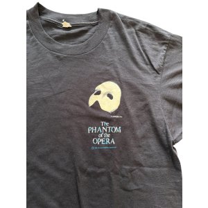 画像3: 80年代 VINTAGE 古着 "The PHANTOM of the OPERA" オペラ座の怪人 Tシャツ BLACK/ ヴィンテージ  ブラック