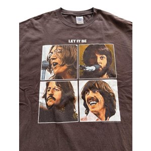 画像2: 00年代 VINTAGE 古着 Beatles "LET IT BE" Tシャツ BROWN/ ヴィンテージ ビートルズ ブラウン