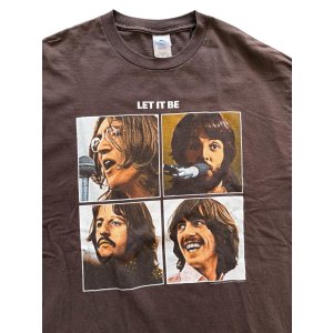 画像3: 00年代 VINTAGE 古着 Beatles "LET IT BE" Tシャツ BROWN/ ヴィンテージ ビートルズ ブラウン