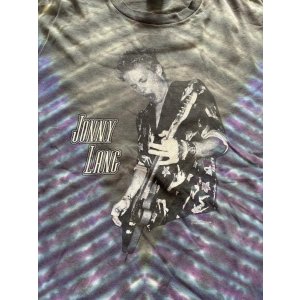 画像2: 90年代 VINTAGE 古着 JONNY LANG  Tシャツ BLUE  TIE DYE/ ヴィンテージ ジョニーラング タイダイ柄