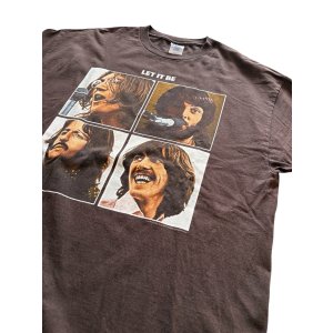 画像4: 00年代 VINTAGE 古着 Beatles "LET IT BE" Tシャツ BROWN/ ヴィンテージ ビートルズ ブラウン