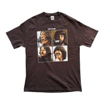 00年代 VINTAGE 古着 Beatles "LET IT BE" Tシャツ BROWN/ ヴィンテージ ビートルズ ブラウン