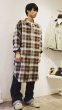 画像12: USED 古着 JOCKEY チェック柄 プルオーバーロングシャツ  (12)