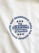 画像4: Drawing (ドローイング) ORIGINAL CIRCLE LOGO L/S TEE WHITE/ オリジナル サークルロゴ ロングスリーブ Ｔシャツ ロンT ホワイト (4)