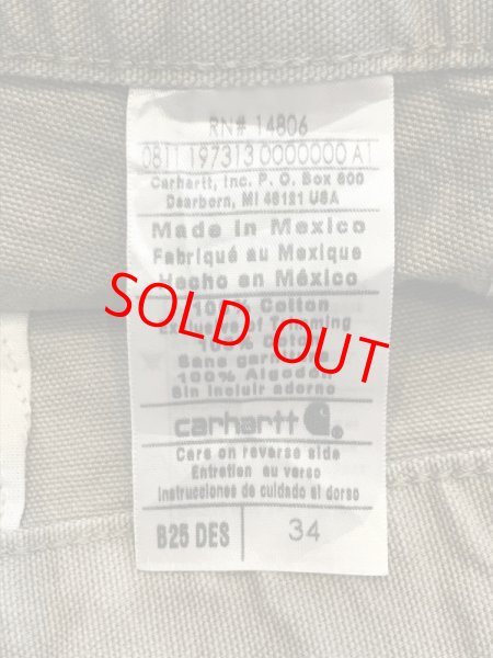 画像16: 90年代 USED MEXICO製 CARHARTT(カーハート) ダック地 ワーク ペインター ショーツ /ヴィンテージ パンツ 古着 メキシコ製 (16)