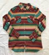 画像1: USED POLO RALPH LAUREN  ネイティブ ボーダー ウエスタンシャツ/ポロラルフローレン 古着 マルチボーダー (1)